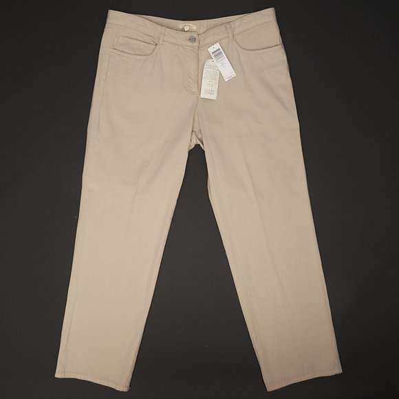 Eileen Fisher Creme Straight Jean PL - Picture 1 of 4